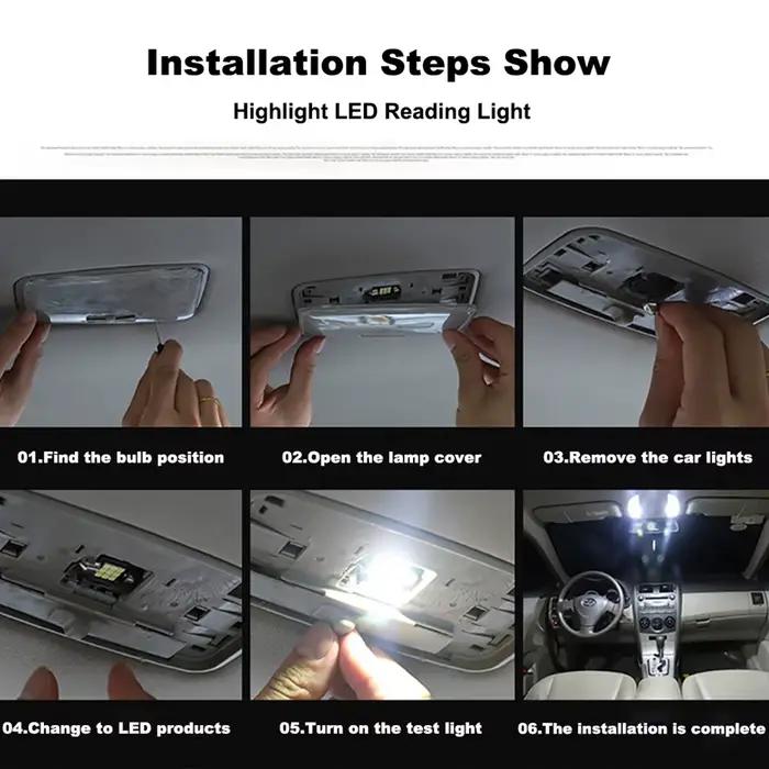 Lumière LED intérieure de voiture pour Volvo V40 V50 V60 V70 V90 1997 2001 2005 2008 2011 2012 2014 2019 2020 T10, lampe de signalisation Led Canbus