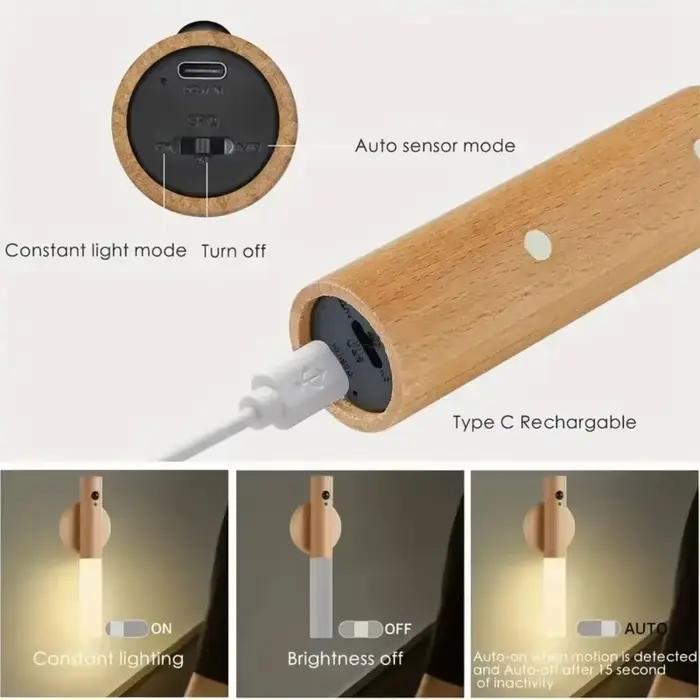 Lampe de chambre à coucher lampes d'éclairage décoration murale lumières Led articles de décoration intérieure applique murale accessoires de décoration de pièce rechargeables