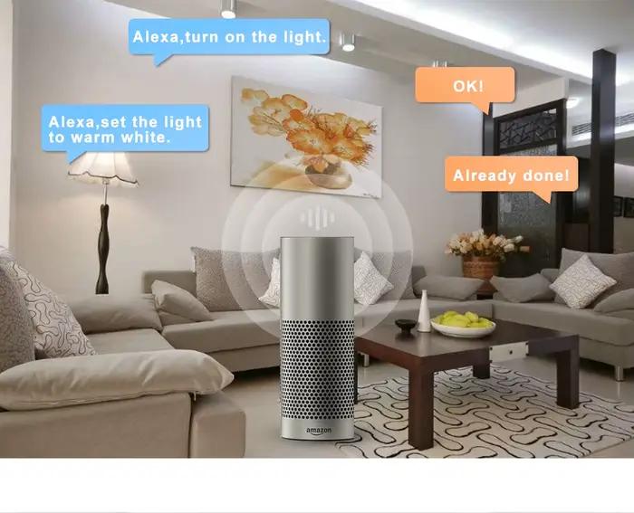 GLEDOPTO-Ampoule à bougie LED, luminosité réglable, ZLL 4W, RGBCCT, CCT, WWCW, lien de lumière Zigequation, distance de commande vocale requise