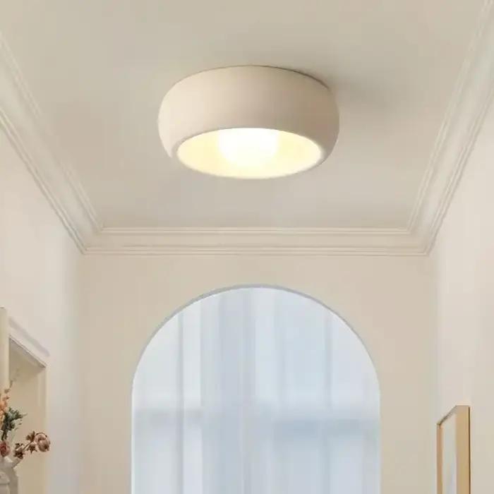 Minimaliste circulaire couloir lumière balcon LED plafonnier moderne vestiaire entrée allée plafond lustre décor à la maison éclairage