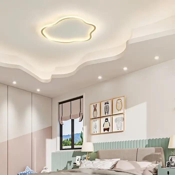 Plafonnier LED suspendu au design nordique, luminaire décoratif d'intérieur, idéal pour un salon, une salle à manger, une chambre à coucher, une salle d'étude ou un balcon