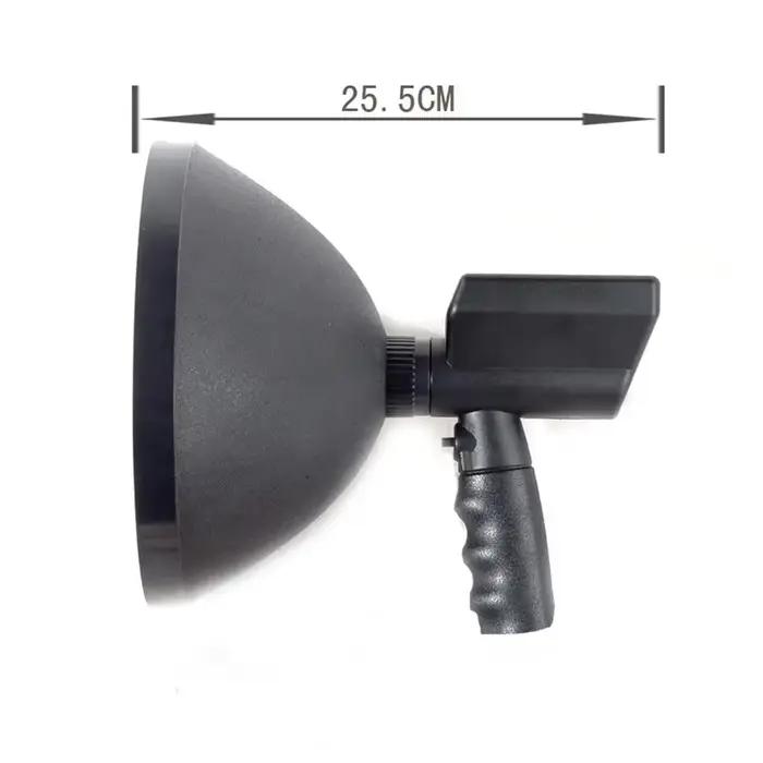 Lampe de travail de voiture étanche noire pour la nuit, budgétaire extérieur, déterminer les lampes de chasse, camping, pêche, moto, 9 pouces, 100W