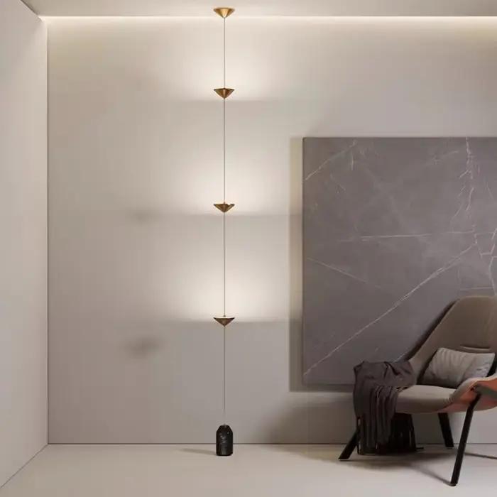 Lampadaire nordique moderne art déco pour salon et chambre à coucher SORELUNA LED élégant à offrir pour diverses occasions