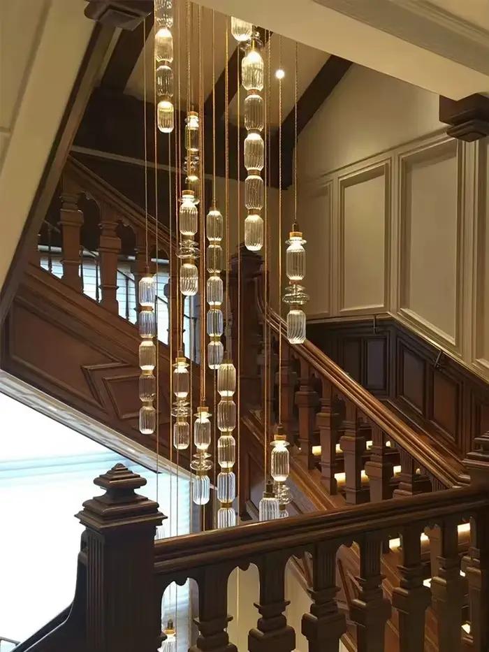 Design créatif à la mode moderne lampe en verre