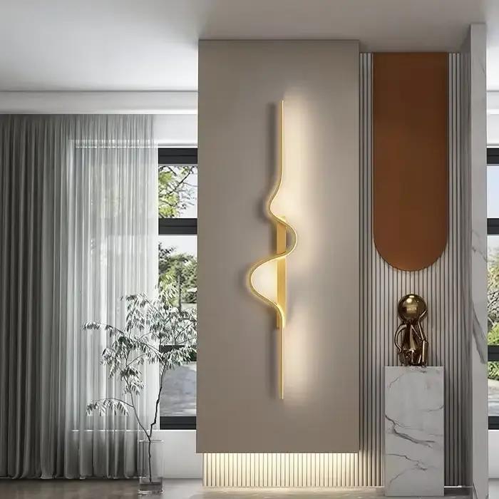 Applique Murale LED au Design Moderne, Luminaire Décoratif d'Nik, Idéal pour un Salon, des Escaliers, un Loft, une Chambre à Coucher ou un Bureau