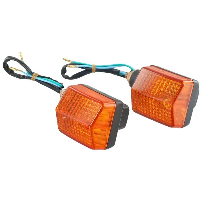Lampe de Signalisation de Voiture 12V 10W, pour Honda CB 250 350 400 500 650 900, Ombre 750 Ambre, Accessoires de Moto, 2 Pièces