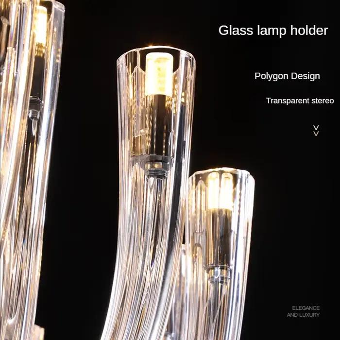 Lustres de créateur italiens haut de gamme 2026 : Nouveaux chandeliers modernes pour salon et restaurant, suspension décorative en forme de méduse