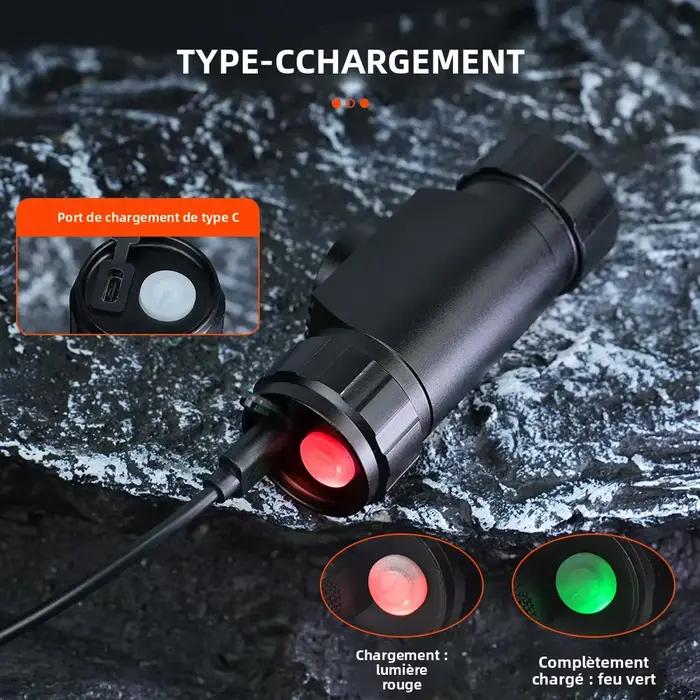 BORUiT 020 capteur de mouvement LED phare 1000LM type-c