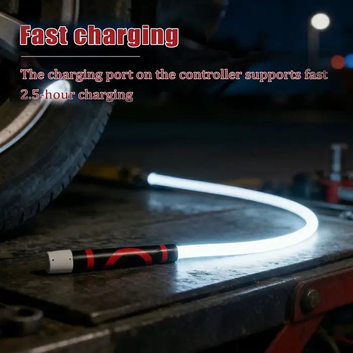 Lampe torche LED flexible professionnelle à haute luminosité, outil d'éclairage portable pour mécaniciens, réparation automobile, inspections