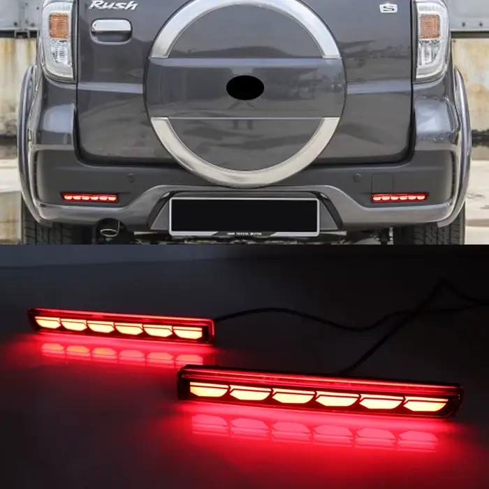 Clignotant de voiture 1 paire de feux réflecteurs arrière LED pour Toyota Rush Luxio 2014 2015 2016 2017 feux antibrouillard frein clignotant