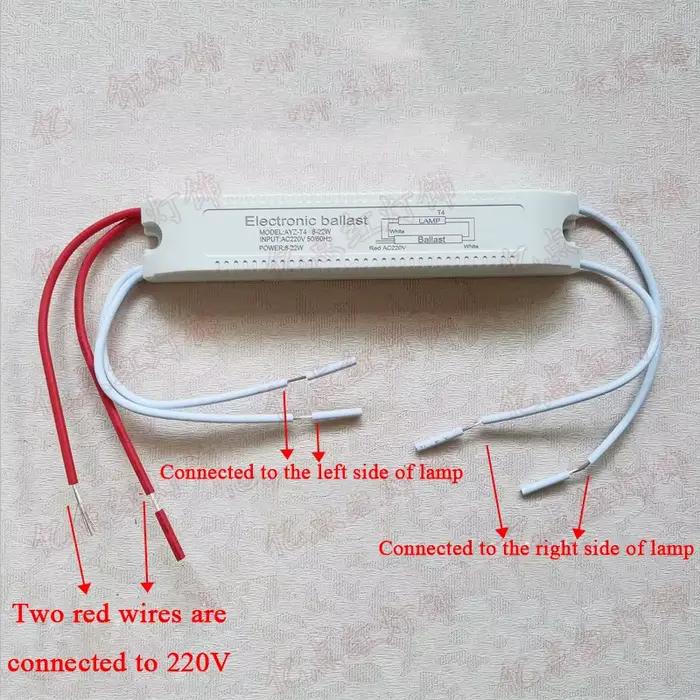 Ballast électronique pour lentille en plastique 8W-22W pour tubes fluorescents T4 et T5 à offrir pour maison et occasions spéciales