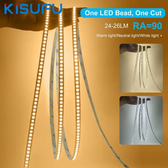 Bande LED 12V 24V 2835 5M 10M/rouleau 120LED s/m 180LED s/m