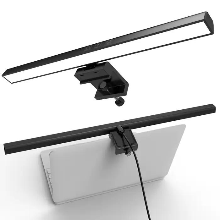 Barre lumineuse LED pour moniteur 33cm 50cm, lampe de bureau, éclairage d'écran de PC à intensité réglable, lampe suspendue pour écran d'ordinateur, lampe de travail, d'étude et de lecture