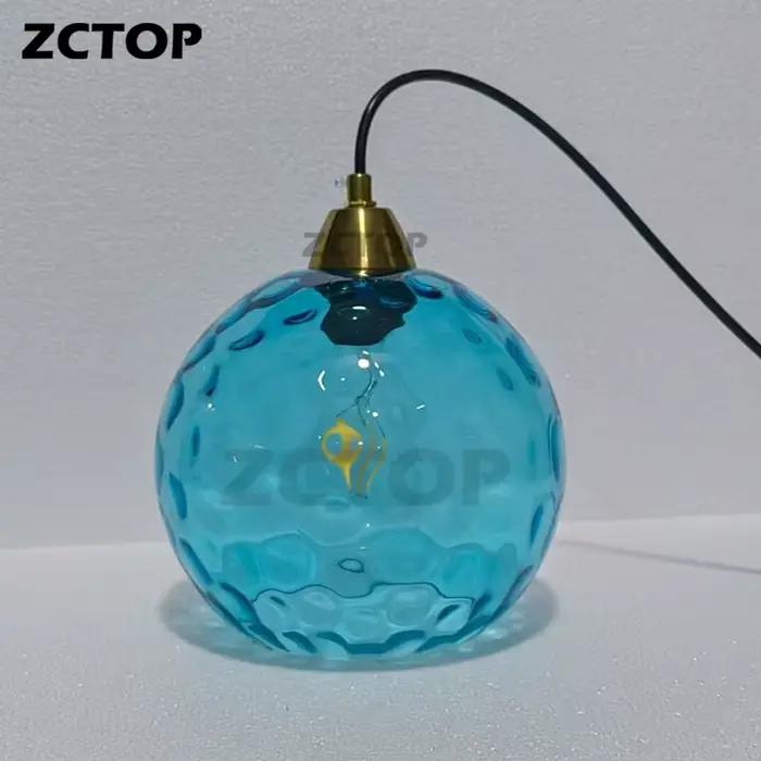 Lampe suspendue en verre coloré moderne pour salon, chambre, hôtel, cuisine, restaurant et autres espaces occasions spéciales