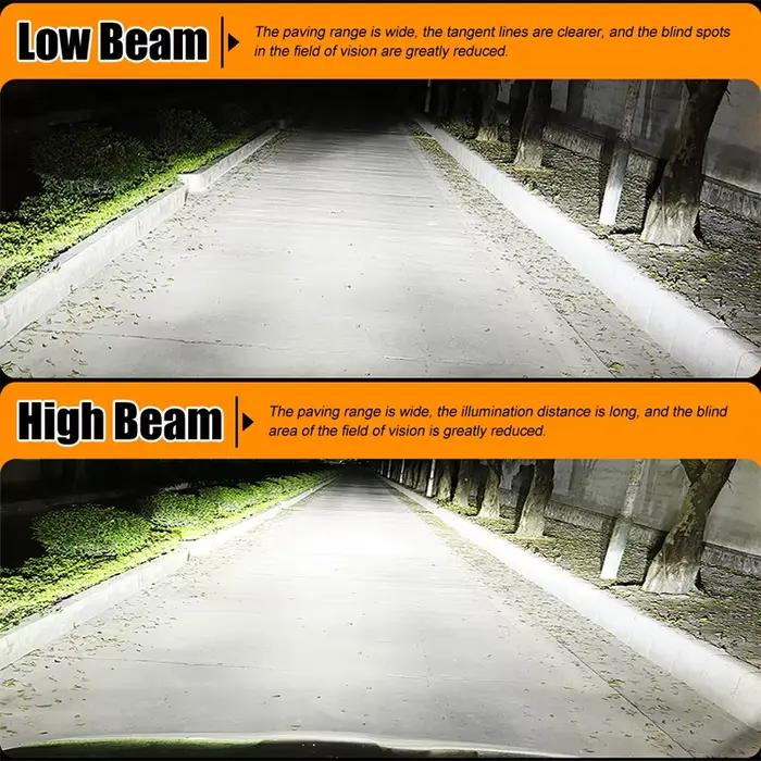 Ampoule de phare Led H7 H4 H1, 5300W, Ultra puissante, 5300000LM, Super blanche, 6500K, 12V, Canbus H7, lampe de voiture, lumière Turbo sans erreur, 2 pièces