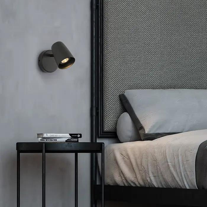 Décoration de chambre mur LED lumières intérieur chambre lampe photo lumière lecture moderne minimaliste créatif hôtel rétro applique murale