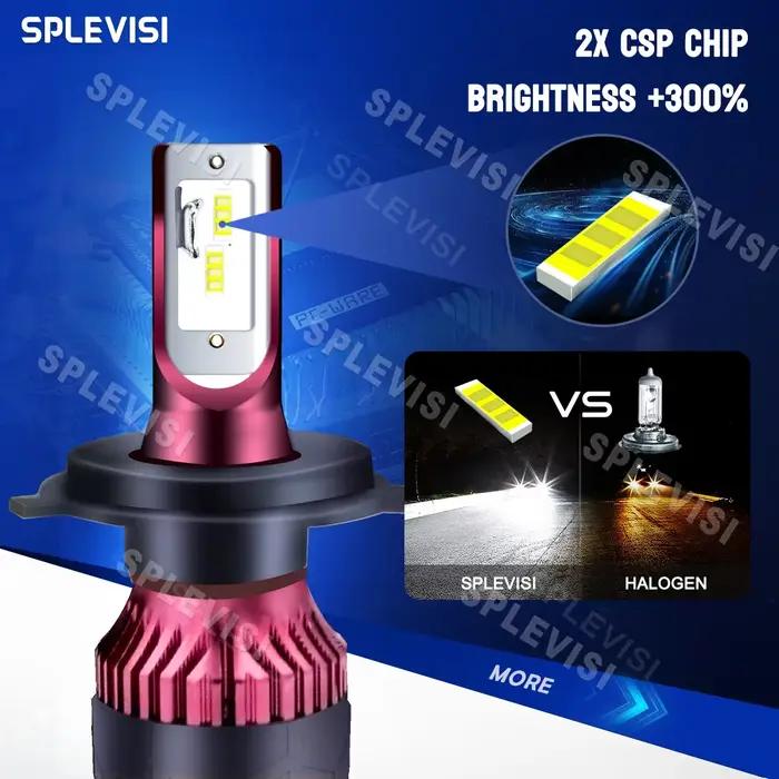Ampoules LED pour feux de route et de illeur, éclairage de sauna, VW Caddy 2002 2003 2004 2005 2006 2007 2008 2009 2010 2011 2012 2013 2014 2015 2016