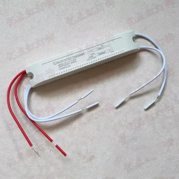 Ballast électronique pour lentille en plastique 8W-22W pour tubes fluorescents T4 et T5 à offrir pour maison et occasions spéciales