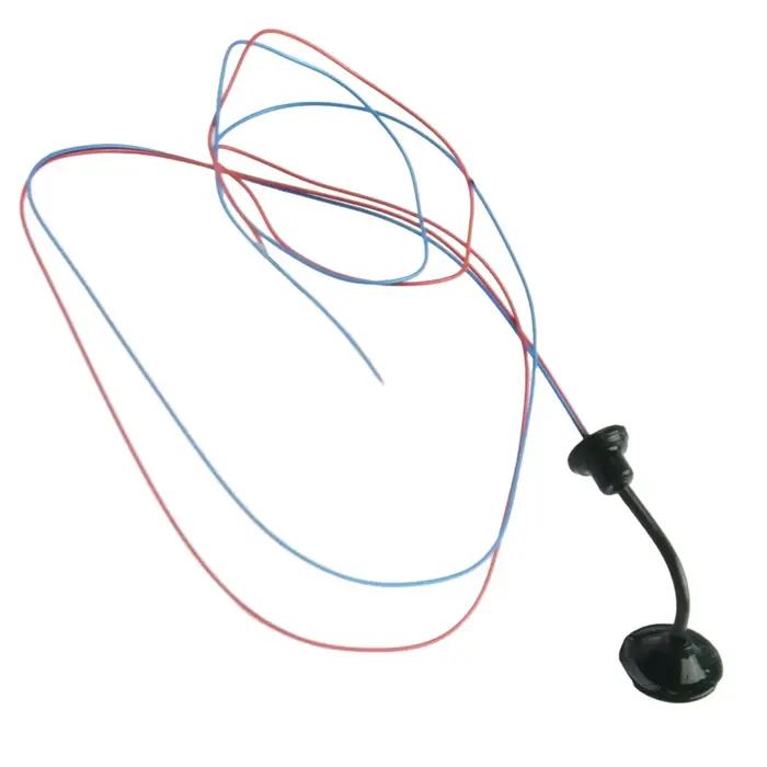 Lampes d'invitation pour modèle ferroviaire, applique murale extérieure, col d'oie, lumière pour maisons H0, ornement de construction, échelle 00, 1:87, 10 pièces