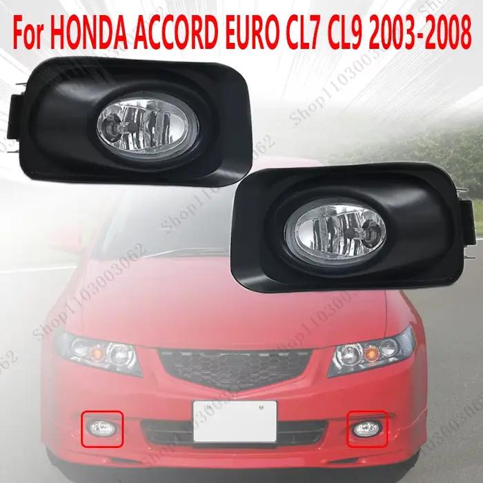 Lampe Anti-buée pour HONDA ACCORD EURO CL7 CL9 2003 – 2008, feu halogène pour pare-chocs avant Automobile, feu de jour, clignotant