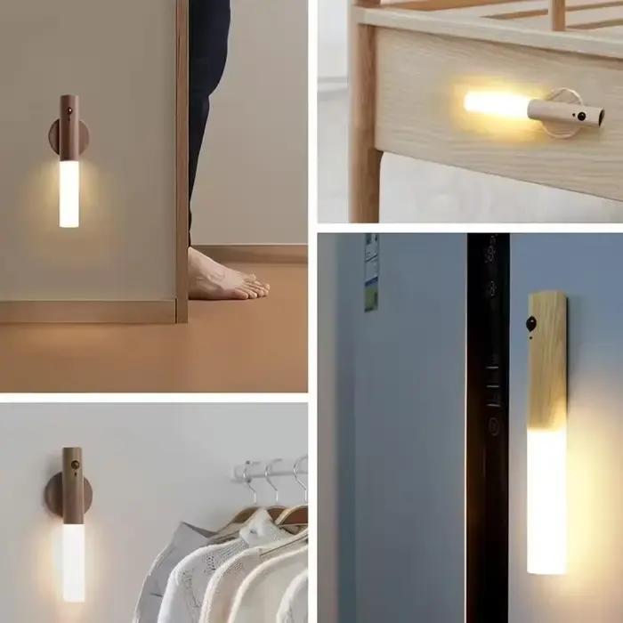 Lampe de chambre à coucher lampes d'éclairage décoration murale lumières Led articles de décoration intérieure applique murale accessoires de décoration de pièce rechargeables
