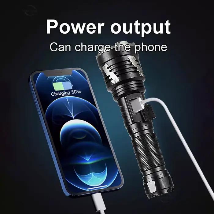 30000000LM lampe de poche Ultra puissante Rechargeable XHP360 lampes de poche LED Super lumineux 2500M torche lumière pêche chasse lanterne