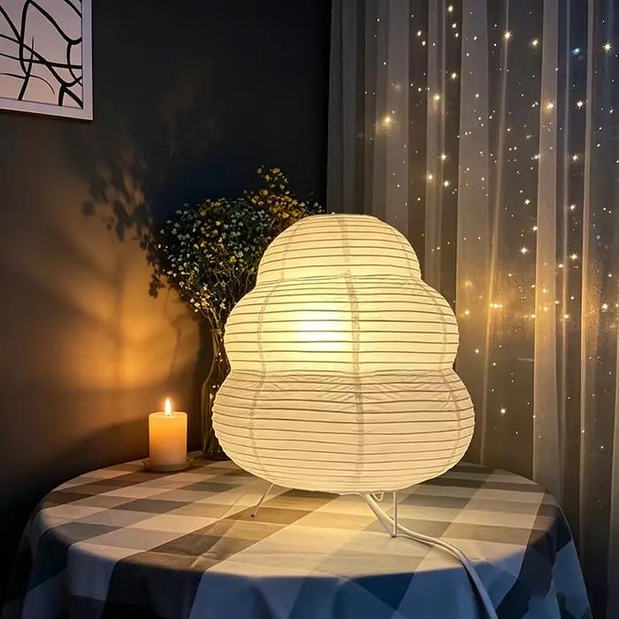 Lampe de table style Wabi Sabi, éclairage LED nordique pour intérieur, lumière décorative de chevet, convient à la chambre à coucher, au salon, au bureau, à la maison, à un usage quotidien