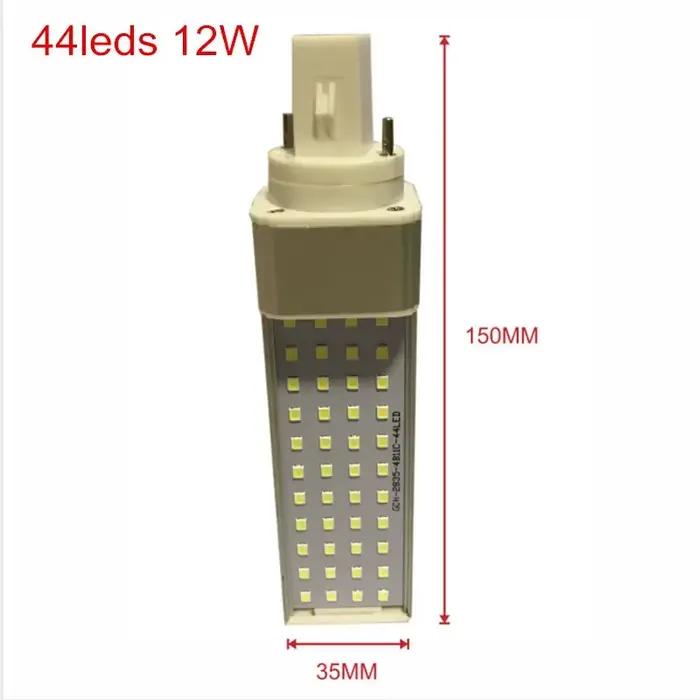 G24/E27 ampoule LED 8W 10W 12W 14W 16W 18W E27 LED ampoule de maïs lampe projecteur 180 degrés AC85-265V prise horizontale lumière