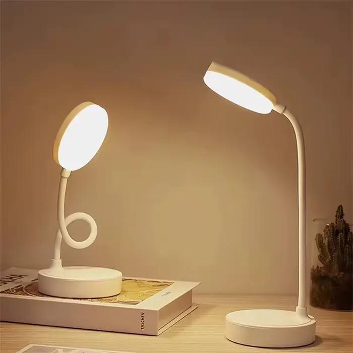 Lampe de bureau LED Portable Protection des yeux prise USB 3 gradation couleur support gradation continue Protection des yeux chambre lampe de chevet travail