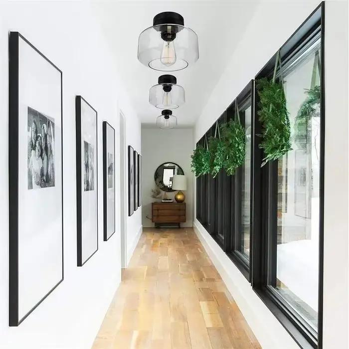 Plafonnier en acrylique polie nordique moderne pour éclairage domestique LED chambre à coucher salon couloir balcon装饰去掉后的内容,确保符合要求。