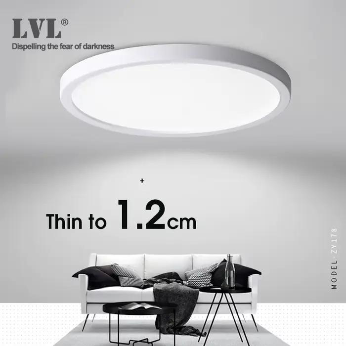 Plafonnier LED 6W 9W 13W 18W 24W plafonnier à Surface moderne AC85-265V pour cuisine chambre salle de bains lampes