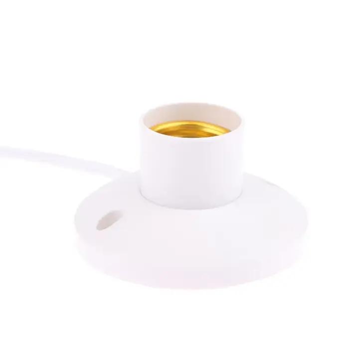 Support de lampe LED ue, prise d'ampoule E27, prise dôme avec Base de câble pour lampe de Table, supports de nuit, accessoires