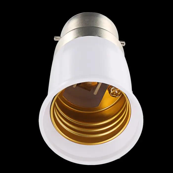 Adaptateur d'ampoule à baïonnette B22 à vis Edison E27