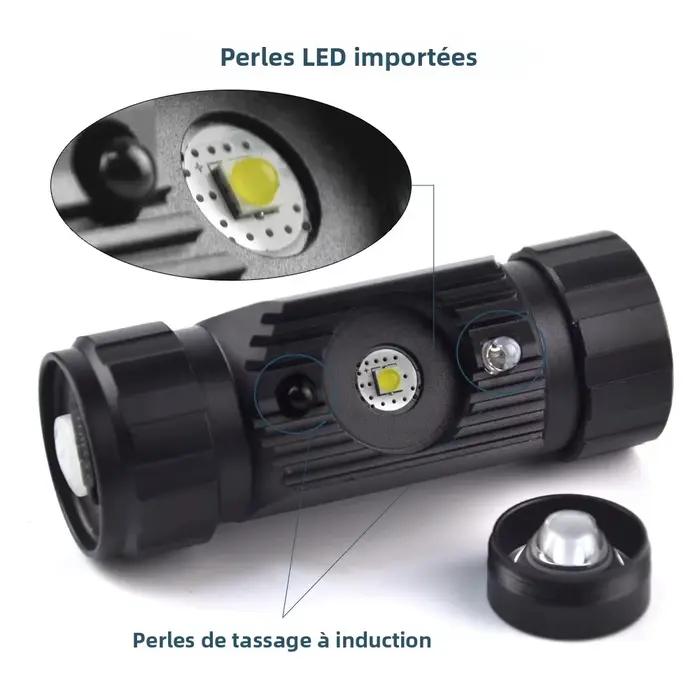 BORUiT 020 capteur de mouvement LED phare 1000LM type-c