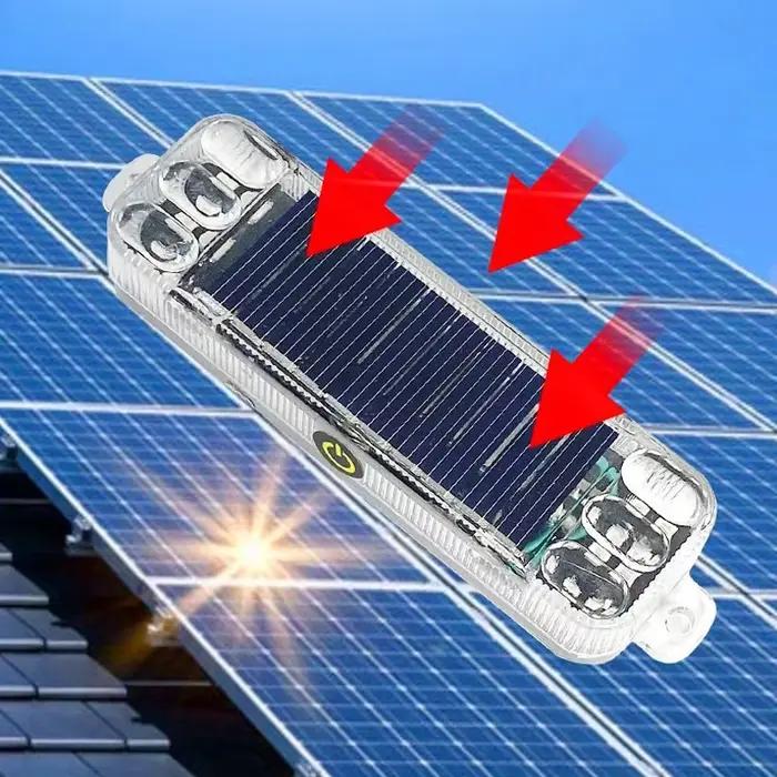 Feux clignotants pour voiture et moto, lumières LED, lampe d'avertissement ultra-lumineuse, lumières de sécurité solaires, lampes clignotantes, feux arrière étanches