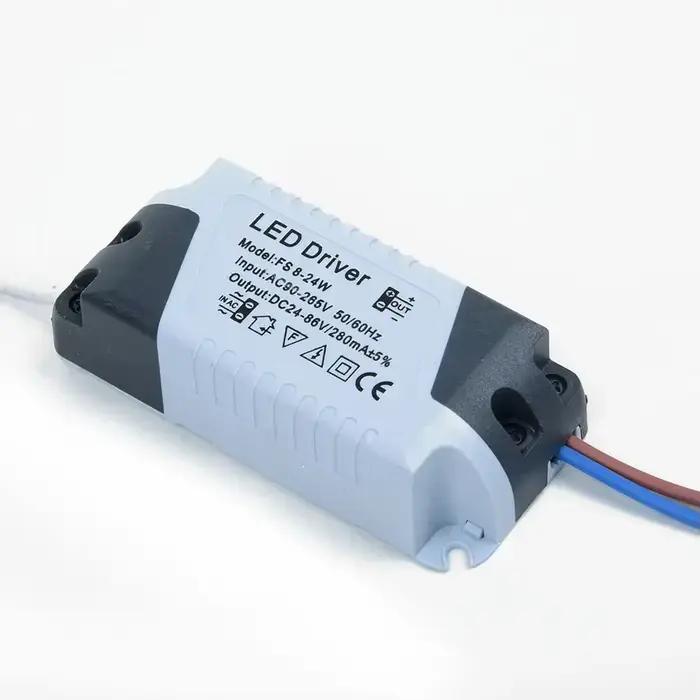 Pilote LED 8-18W 8-24W pour LED plafonnier unité d'alimentation transformateurs d'éclairage