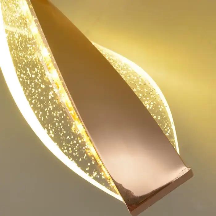 LED moderne or acrylique applique Lustre couloir chambre salon lampes
