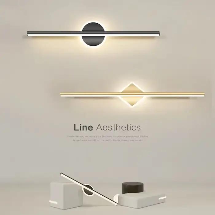 Applique murale LED moderne pour salle de bain, miroir, chambre à coucher, salon, éclairage mural décoratif intérieur