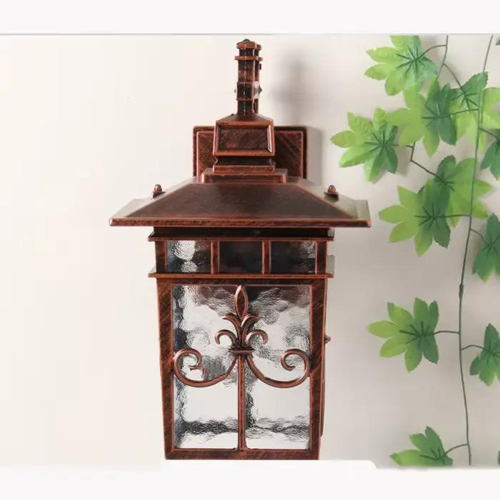 Applique Murale en Verre à Motif d'Eau en Aluminium, pour Pavillon, Porte, Colonne, Couloir, Allée, délégations, Jardin, Villa