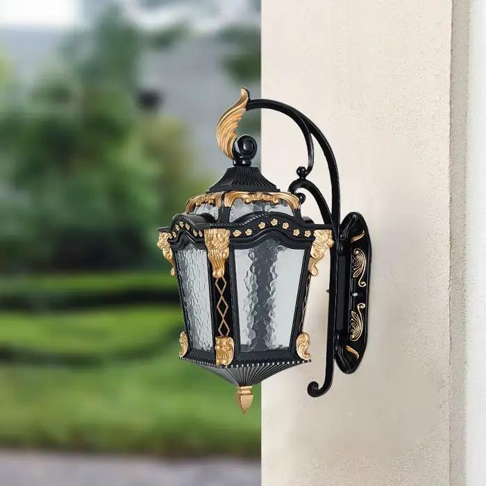 Applique murale extérieure rétro, éclairage de nuit pour Villa, jardin, porte, Patio, lampe de porche Vintage, étanche E27