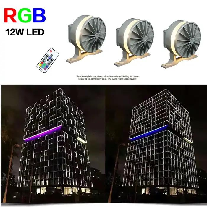 Applique murale LED RGB pour rebord de fenêtre, pour cadre de fenêtre, KTV, Villa, porte, hôtel, Bar, couloir, sans fil, Bluetooth, 360 degrés