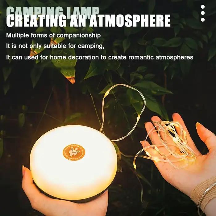 Lampes solaires d'extérieur lumière de camping guirlande lumineuse 10mètres ambiance RGB lampe de poche LED avec crochet美好生活,从这些户外太阳能灯开始。想象一下星空下的夜晚,被柔和的蓝色光芒照亮。这些户外太阳能灯就是为此而设计的。无论您是在野外露营还是在家里营造浪漫氛围,它们都能为您的空间带来独特的光线。长达10米的串灯可以轻松装饰您的室外环境,创造出梦幻般的氛围。