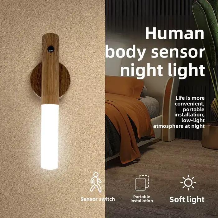 Lampe de chambre à coucher lampes d'éclairage décoration murale lumières Led articles de décoration intérieure applique murale accessoires de décoration de pièce rechargeables