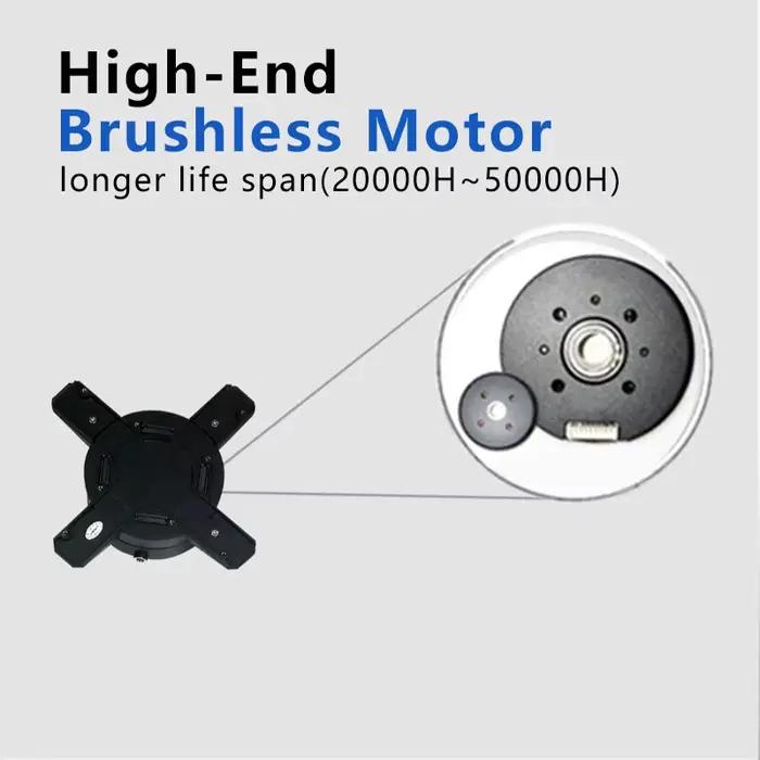 Projecteur holographique 3D LED Wifi 65CM 720Pcs/1280Pcs avec ventilateur, prise EU/US, télécommande, affichage publicitaire, contrôle par PC, lampe d'imagerie holographique