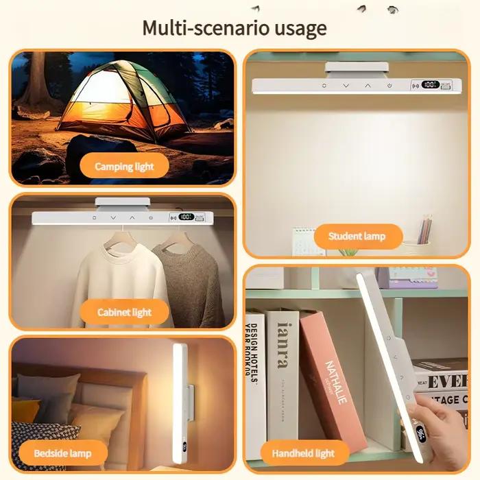 Veilleuse à intensité variable lampe de Table réglable Rechargeable sous l'armoire pour placard chevet bureau Led lumières chambre décoration