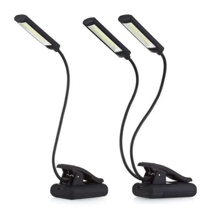 6W LED USB Dimmable Clip sur lampe de lecture pour ordinateur Portable