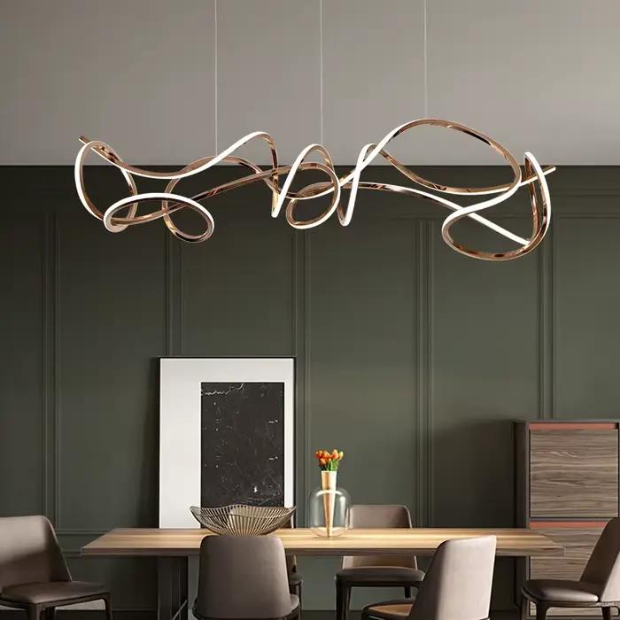 Lampe à suspension moderne lustres pour salle à manger lampes suspendues