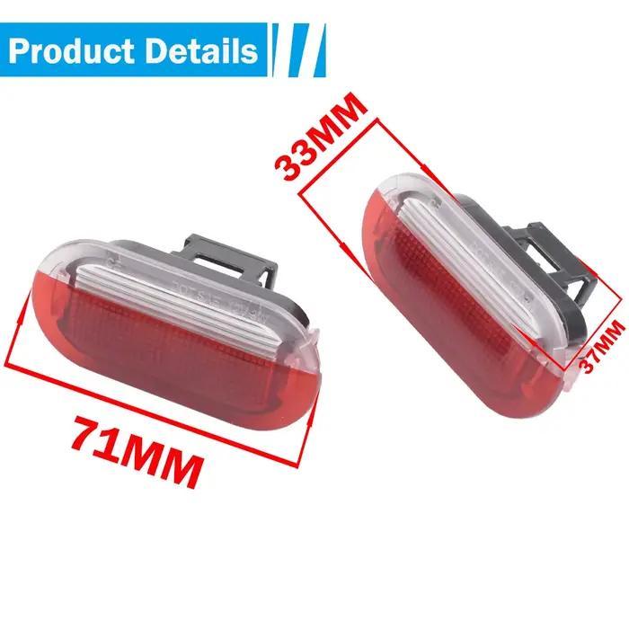 Lampe de courtoisie LED pour portière, éclairage de bienvenue pour les pieds, compatible VW Golf MK4, Beetle, Cabrio, Jetta, Bora, Polo, Sharan, Vento, Touran, Skoda Octavia