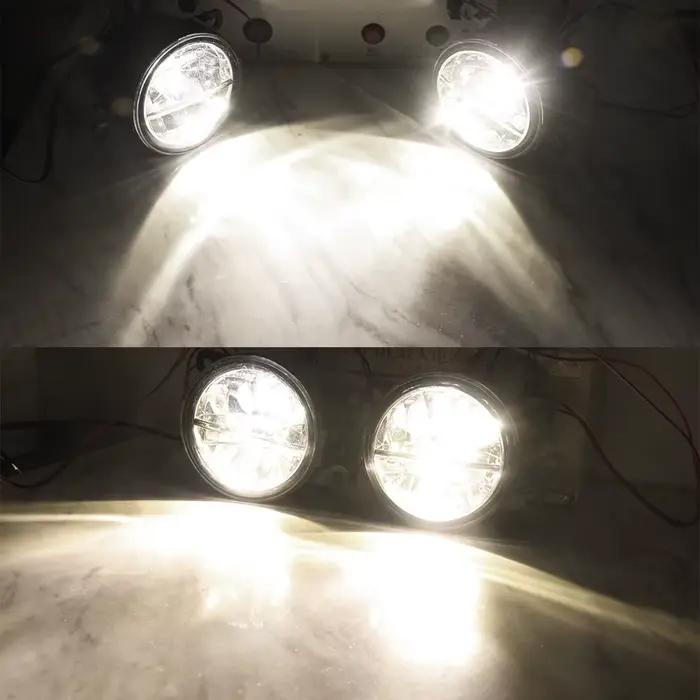 Phare antibrouillard LED pour pare-chocs avant de voiture, phare antibrouillard, Nissan Atofinder Frontier, Xterra Note, Interstar, Navara, Sentra, Pixo, Scalp, DRL, 30W, 2 pièces