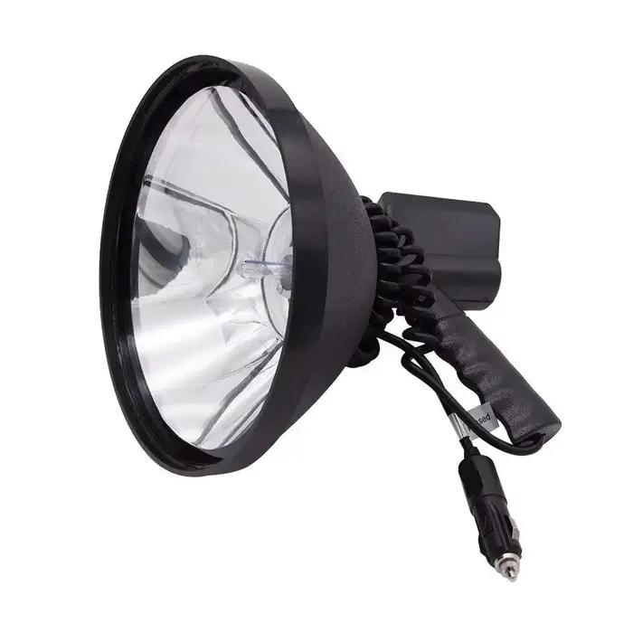 Lampe de travail de voiture étanche noire pour la nuit, budgétaire extérieur, déterminer les lampes de chasse, camping, pêche, moto, 9 pouces, 100W
